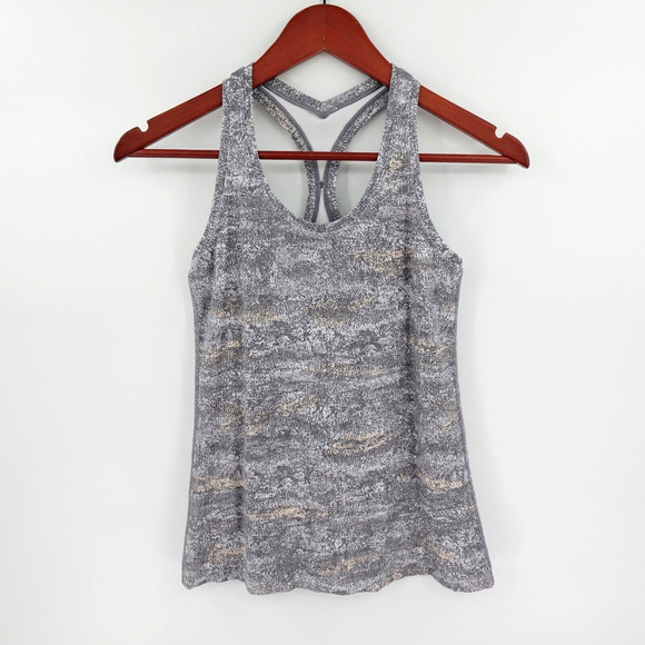 Lululemon Cool Racerback Tank Womens XXS Frozen Vista Alpine Top Nulu - Picture 1 of 10